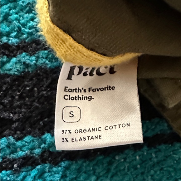 Pact Organic Cotton Daily Twill Drawstring Pants in Olive Green - Picture 8 of 10